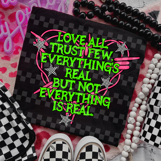 love all trust few -  DIGITAL PNG