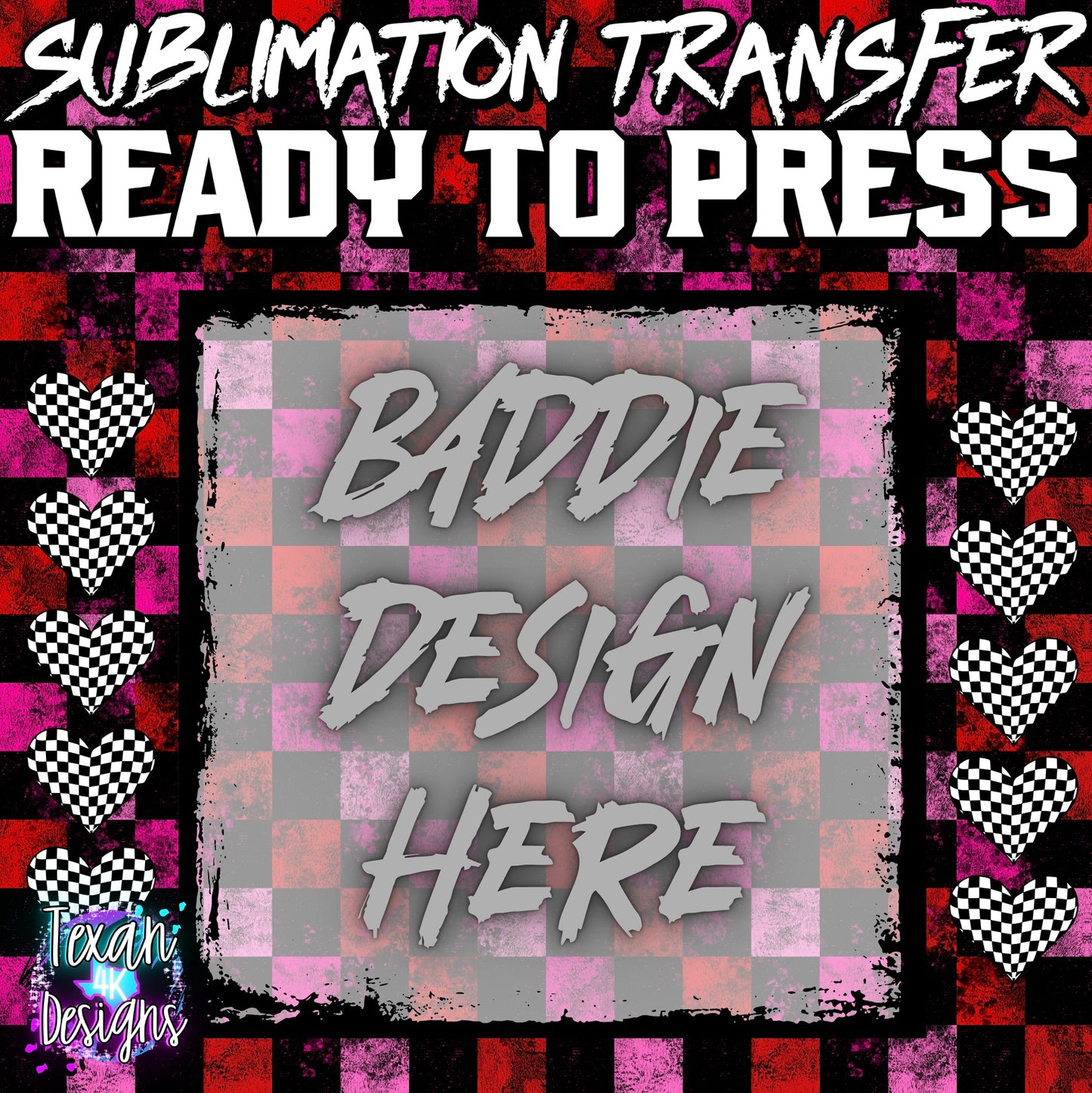 sublimation transfer mock up edgy - grunge