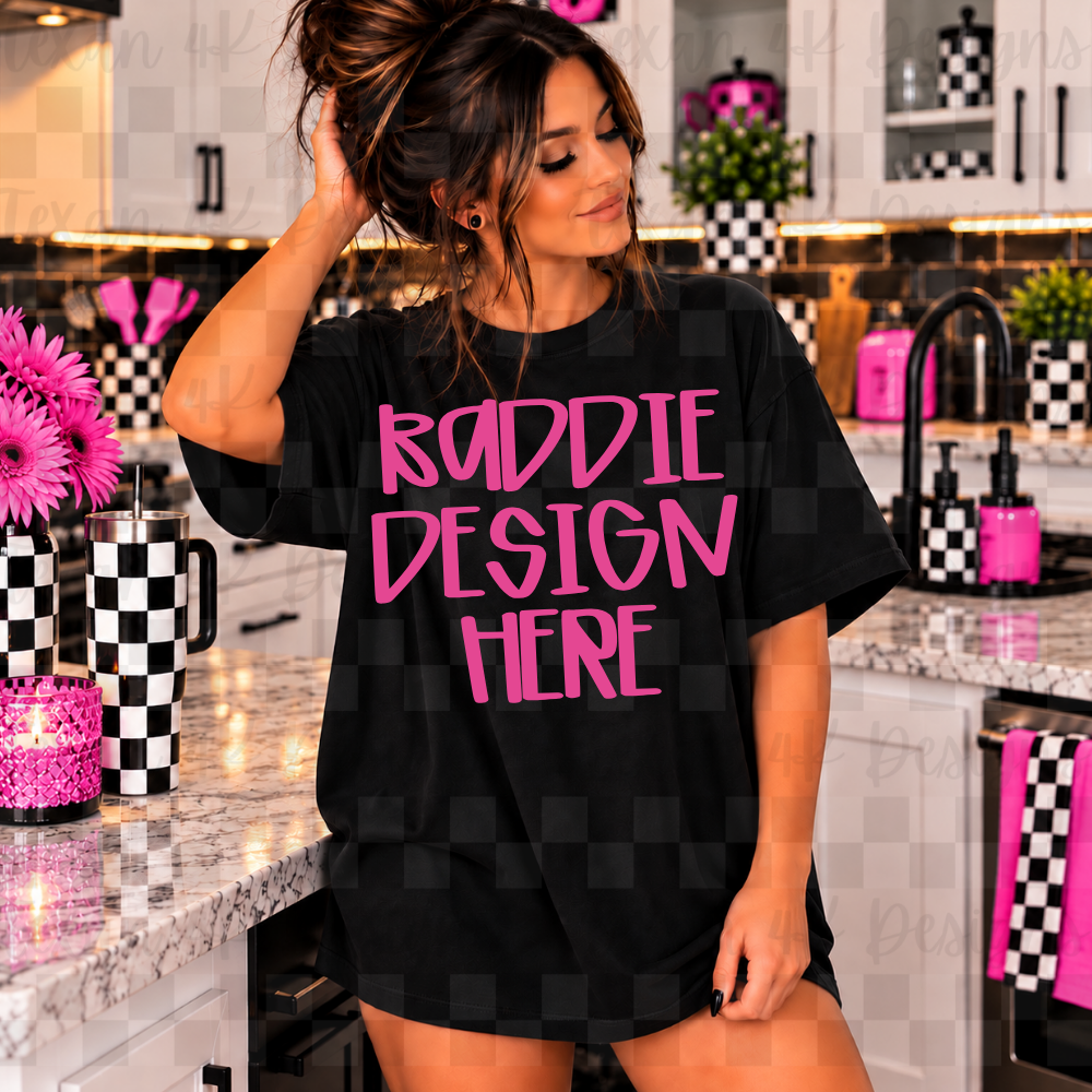 black shirt , mock up