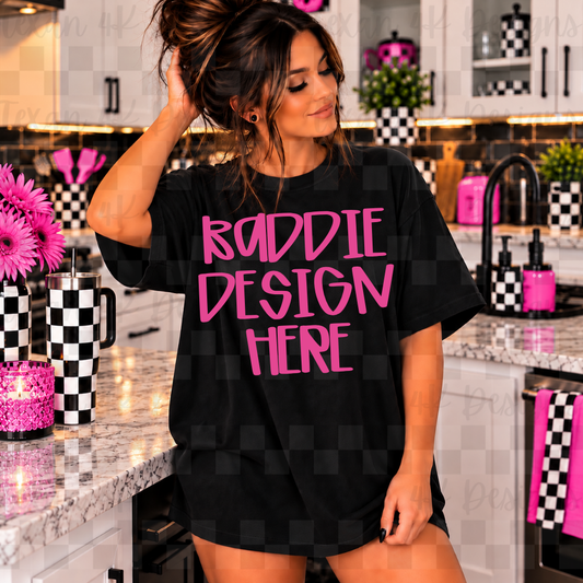 black shirt , mock up