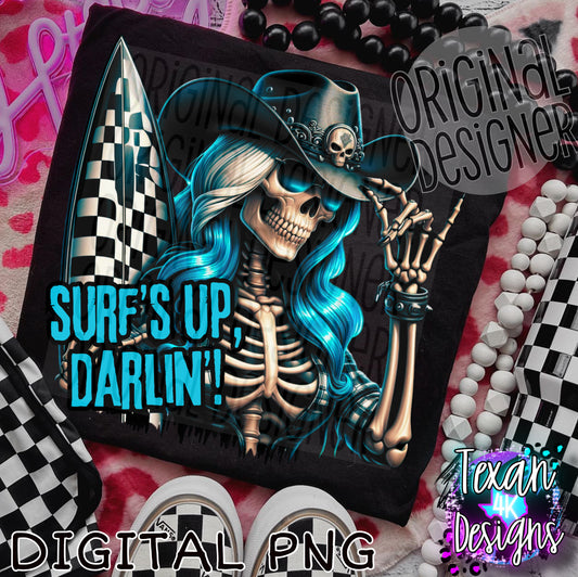 surf's up darlin- DIGITAL PNG