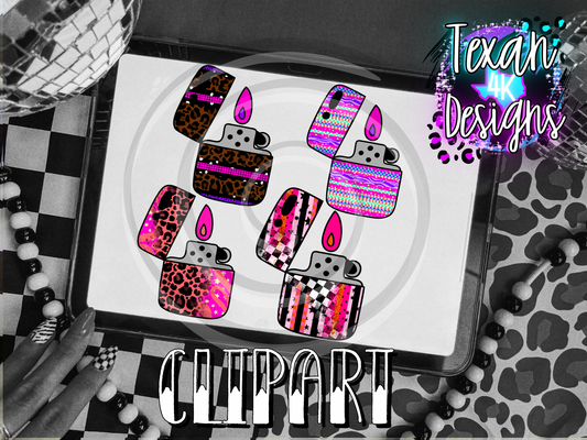 lighter - 4 clipart
