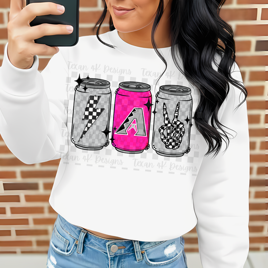 checkered cans DB (no name) - DIGITAL PNG
