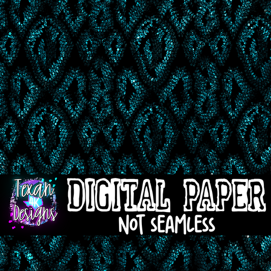 blue glitter snake print  - DIGITAL PAPER
