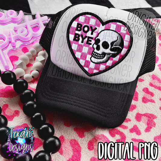 boy bye patch  - DIGITAL PNG