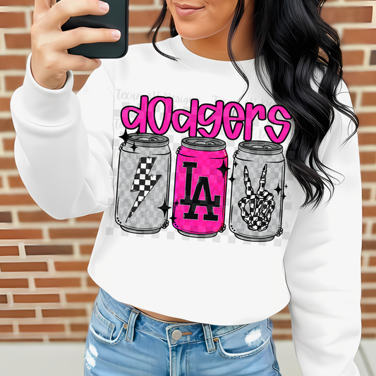 checkered cans LA - DIGITAL PNG