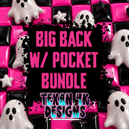 big back + pocket BUNDLE -  10 DIGITAL PNG