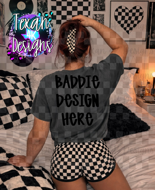 CC pepper back shirt , mock up