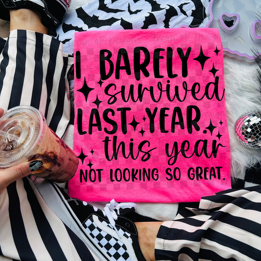 i barely survived - 2 DIGITAL PNG