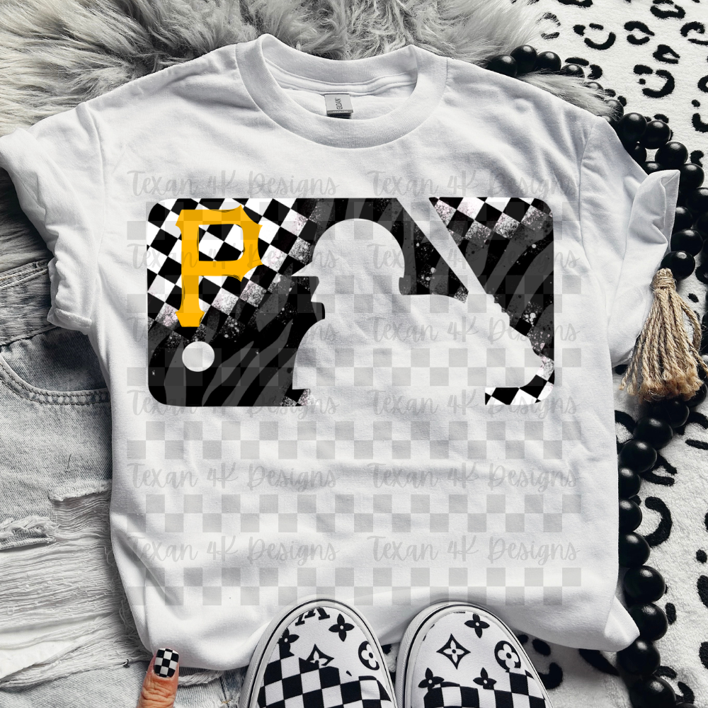 checkered zebra P - DIGITAL PNG