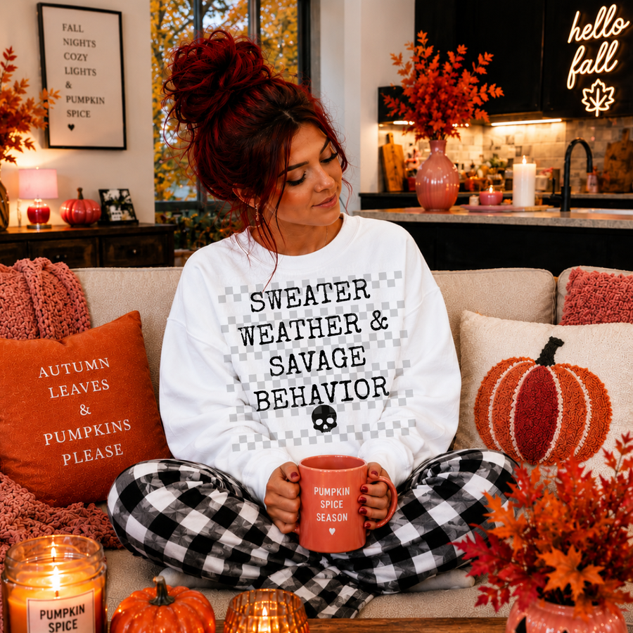 sweater weather & savage behavior -  2 DIGITAL PNG