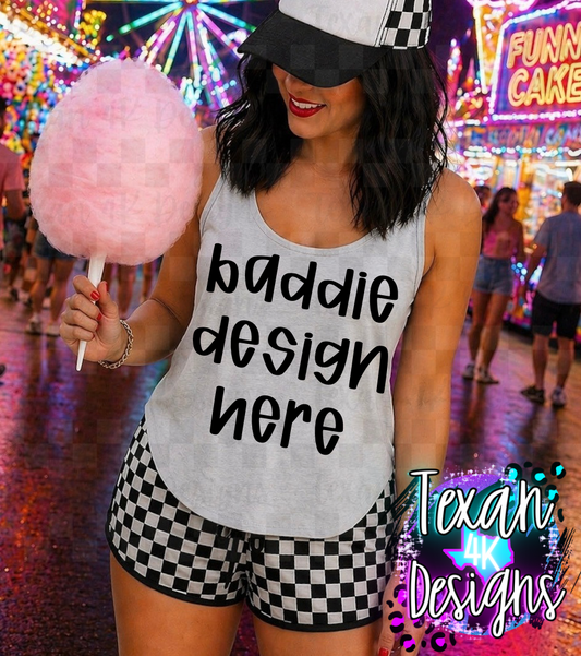 white tank shirt , mock up