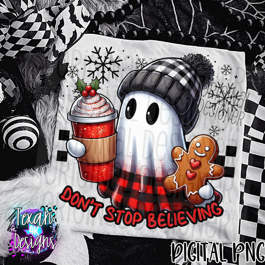 dont stop believing - DIGITAL PNG