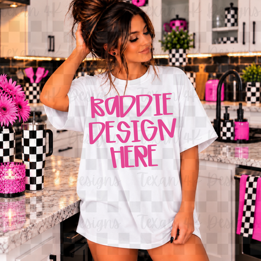 white shirt , mock up