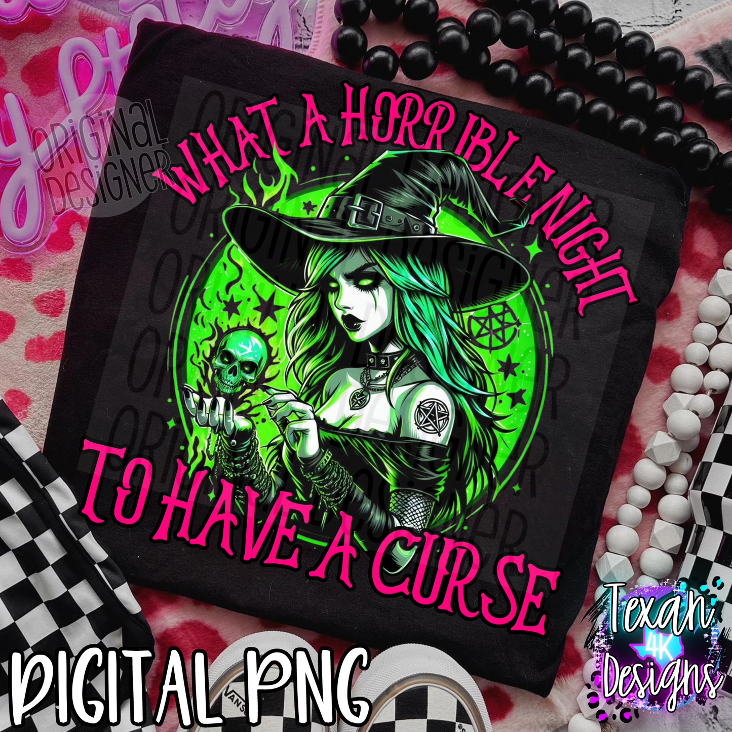 what a horrible night to have a curse - DIGITAL PNG