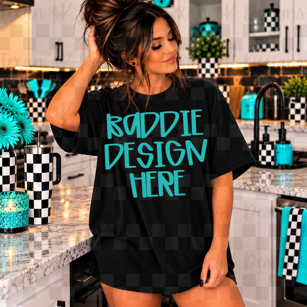 black shirt , mock up