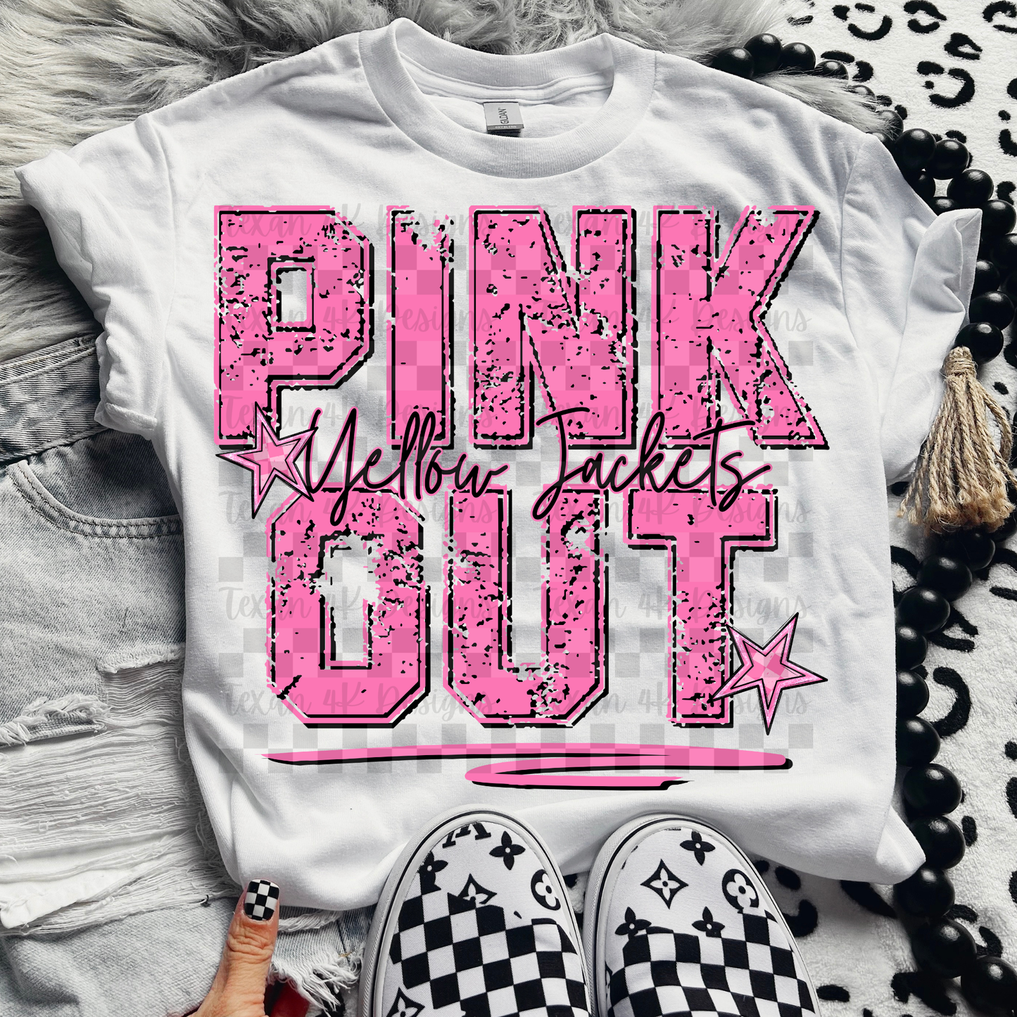 PINK OUT YELLOW J (no flame) - digital png