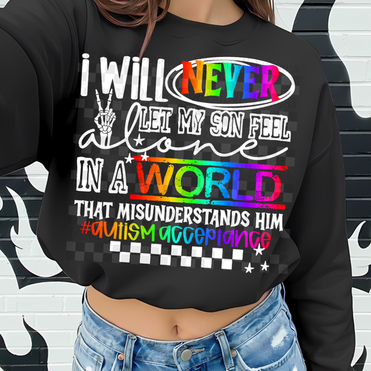 i will never let my son (autism) -2  DIGITAL PNG
