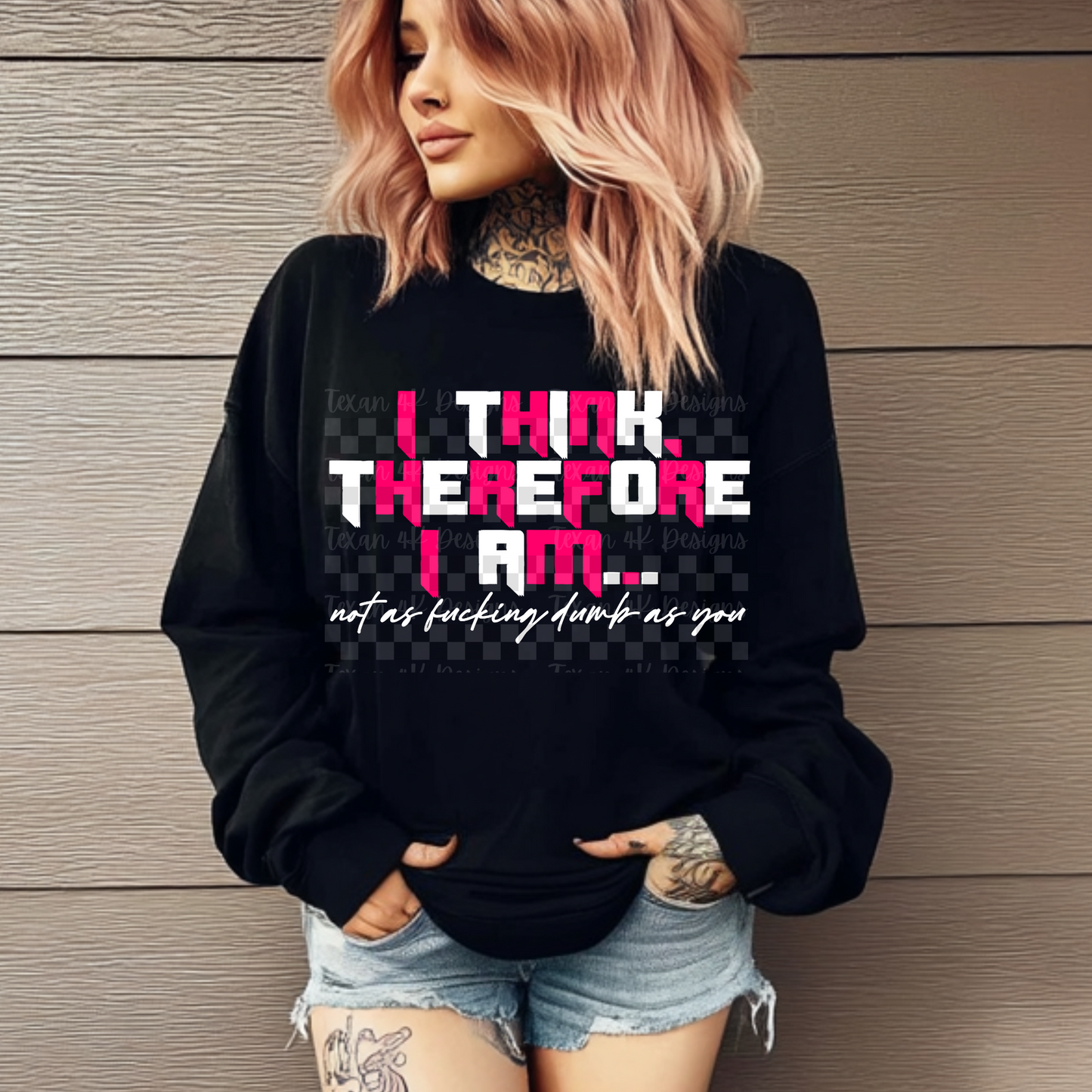 i think therefore i am - 2 DIGITAL PNG