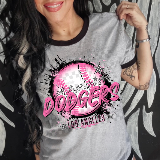 splatter LA D (pink)-  DIGITAL PNG