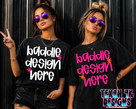 2 black shirt, mock up