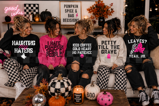 cozy, petty, & caffeinated bundle -  10 DIGITAL PNG
