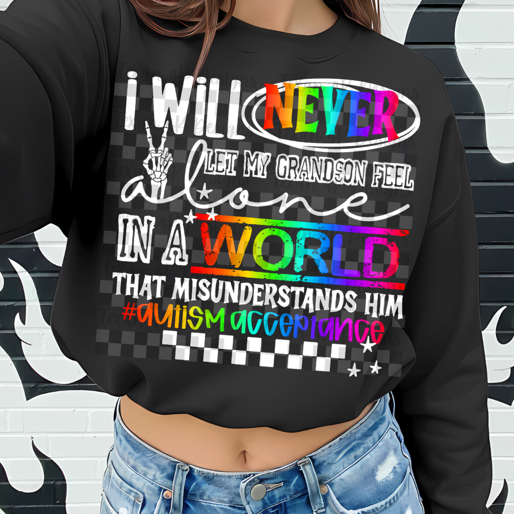 i will never let my grandson (autism) -2  DIGITAL PNG