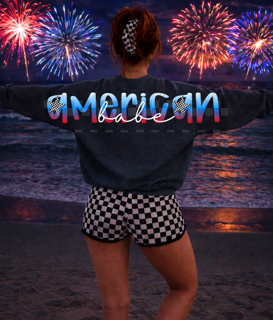 american babe big back -  DIGITAL PNG