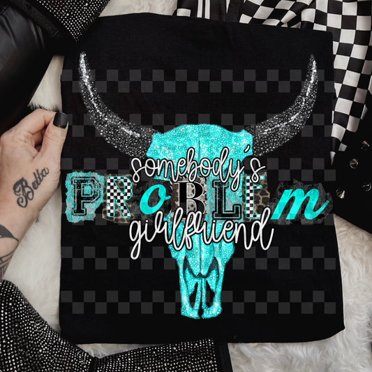 somebody's problem girlfriend - DIGITAL PNG