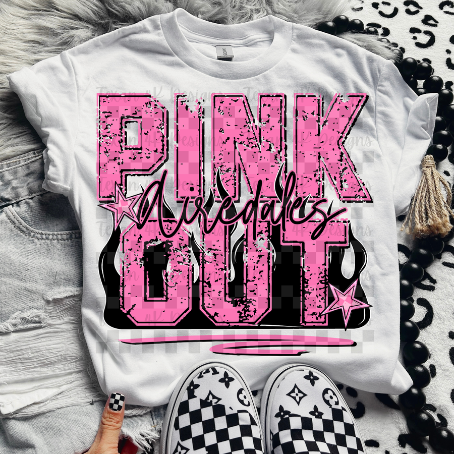 PINK OUT A - digital png