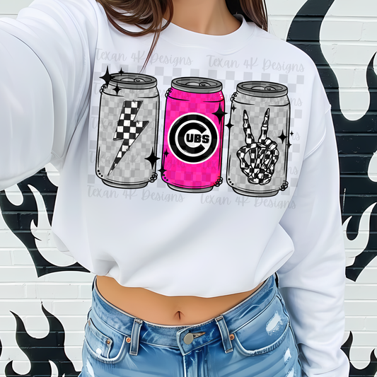 checkered cans chicago C (no name) - DIGITAL PNG