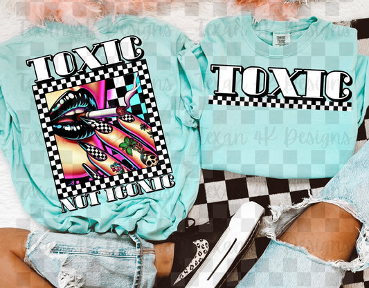 toxic not iconic - 2 DIGITAL PNG