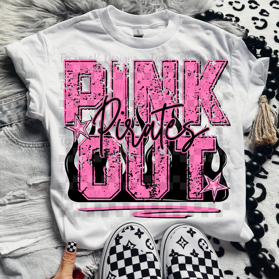 PINK OUT PIRATE - digital png
