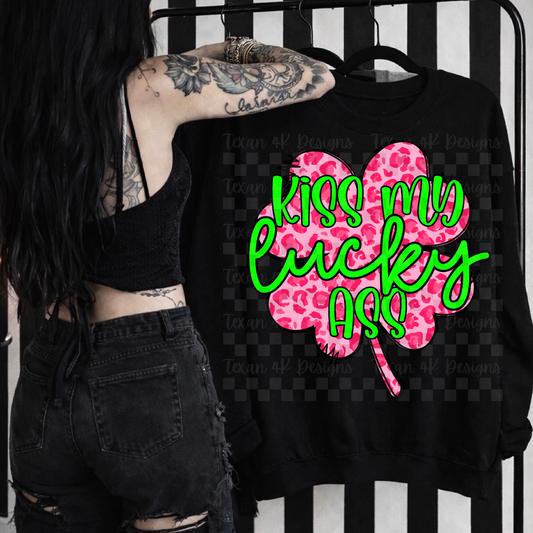 kiss my lucky ass - DIGITAL PNG