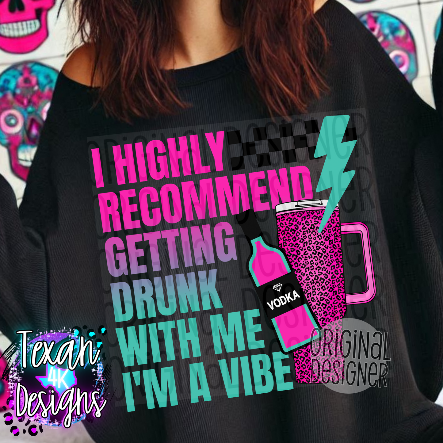 i highly recommend (vodka) - DIGITAL PNG