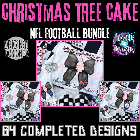 christmas tree cake PRO FOOTBALL BUNDLE digital google drive