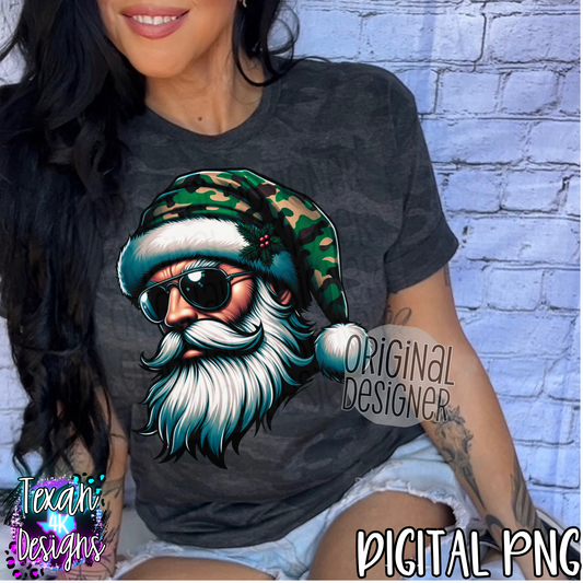 camo santa - DIGITAL PNG