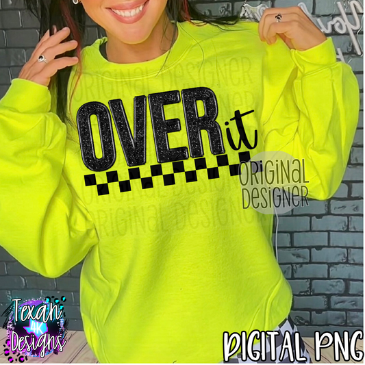 over it - DIGITAL PNG