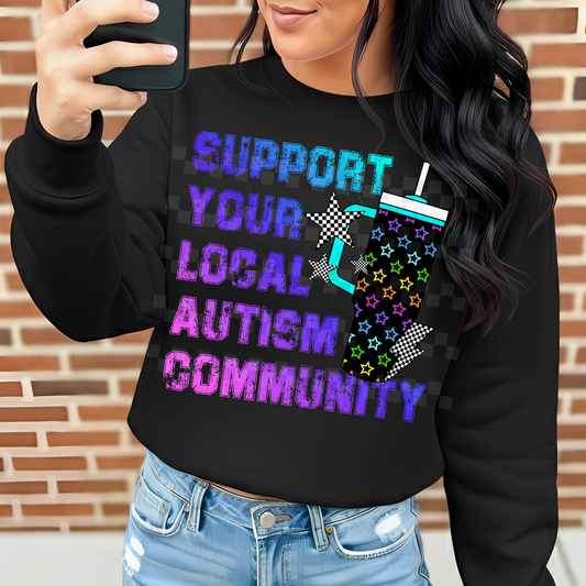 support your local autism community (tumblr) - DIGITAL PNG