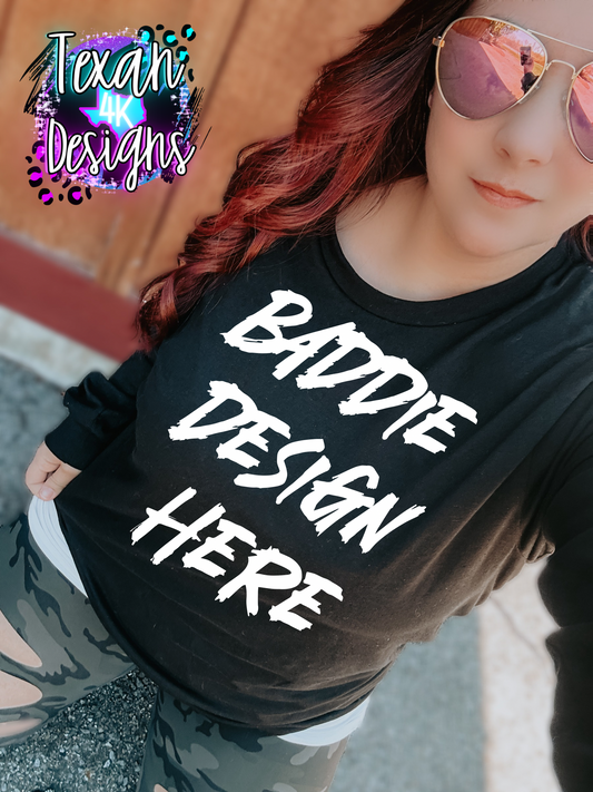 IRL black shirt mock up