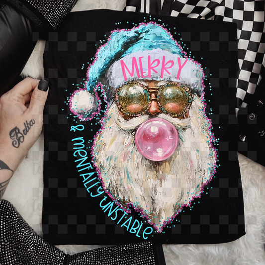 merry & mentally unstable  - DIGITAL PNG