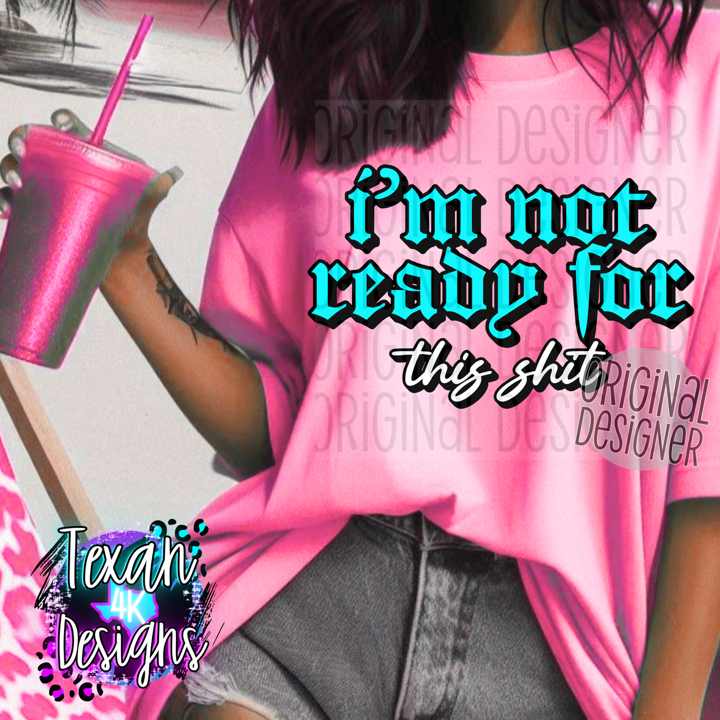im not ready - 3 DIGITAL PNG
