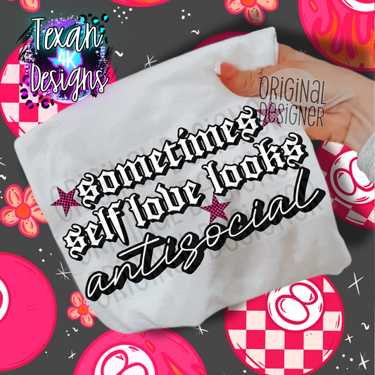 sometimes self love  - DIGITAL PNG