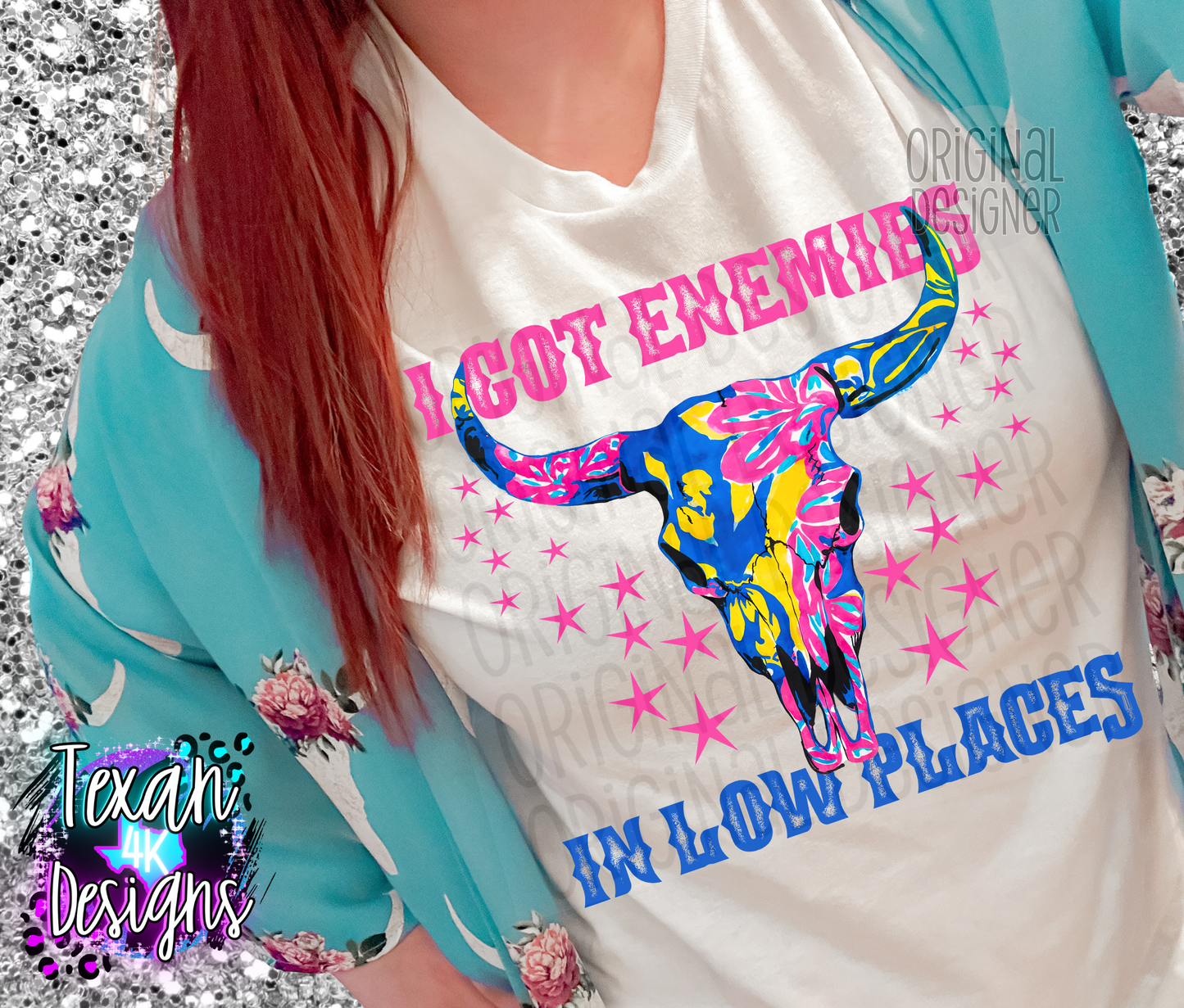 i got enemies in low places  - DIGITAL PNG