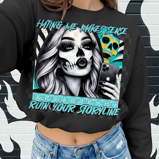 hating me makes sense - DIGITAL PNG