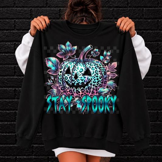 holo stay spooky - digital png