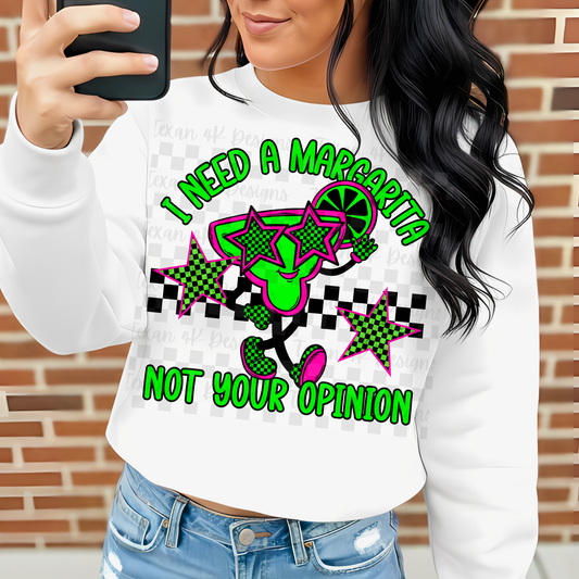 i need a margarita - DIGITAL PNG