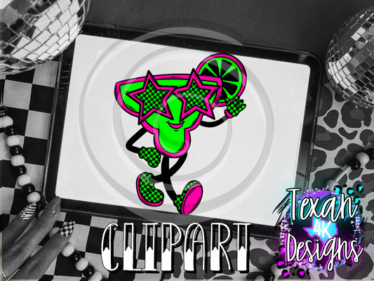 margarita character - clipart