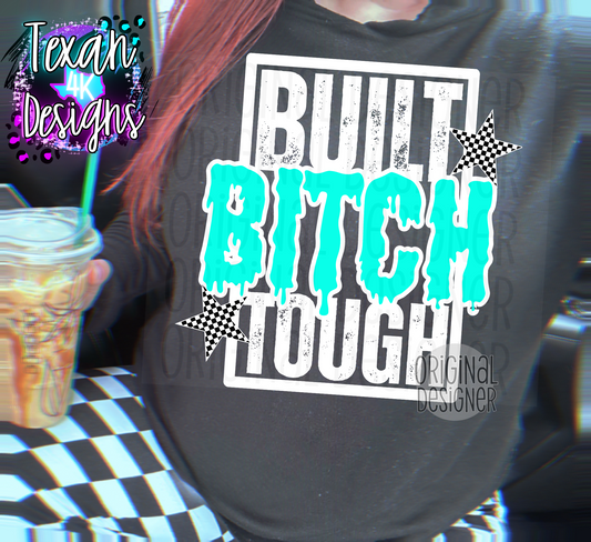 built tough B turqouise - 2 DIGITAL PNG