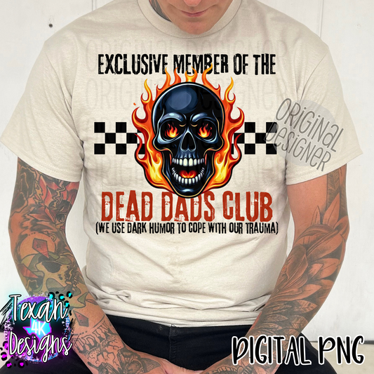 exclusive member of the dead dads club - 2 DIGITAL PNG